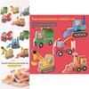 Wooden Childrens Educational Puzzle With Cartoon Vehicles For Early Learning And Cognitive Development