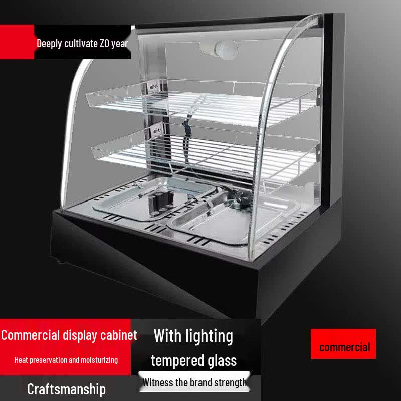 Commercial Countertop Food Warming Display Cabinet