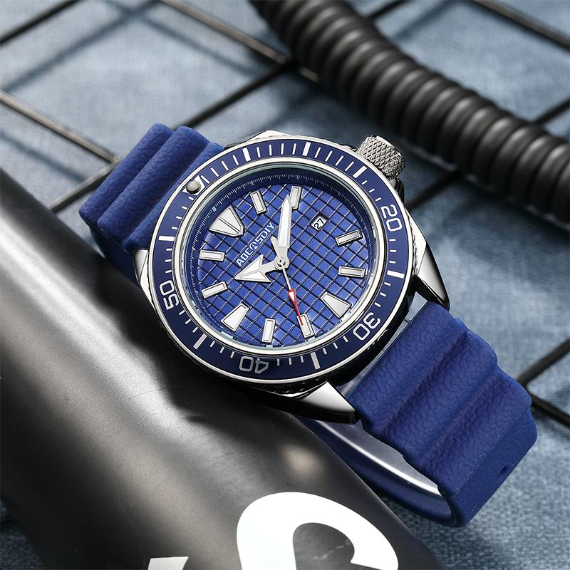 AOCASDIY Casual Men Watch High Quality Watch for Men Luxury Waterproof Luminous Chronograph Man Wristwatch Quartz Men's Watches