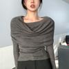 Maglione Lavorato a Maglia Stile Coreano Deeptown Donna Elegante Spalla Scoperta Maglione Femminile Moda Harajuku Gyaru Sexy Pullover Estetico
