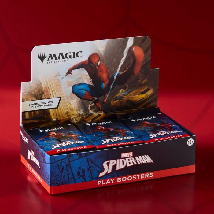 Magic: The Gathering Marvel Spider-Man Play Booster English Edition (Box of 30 Packs) MTG Trading Card Wizards of the Coast SPM D45240000