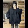 Women's Korean Style Winter Cotton Padded Jacket - Loose, Versatile, Solid Color, Trendy Baseball Coat