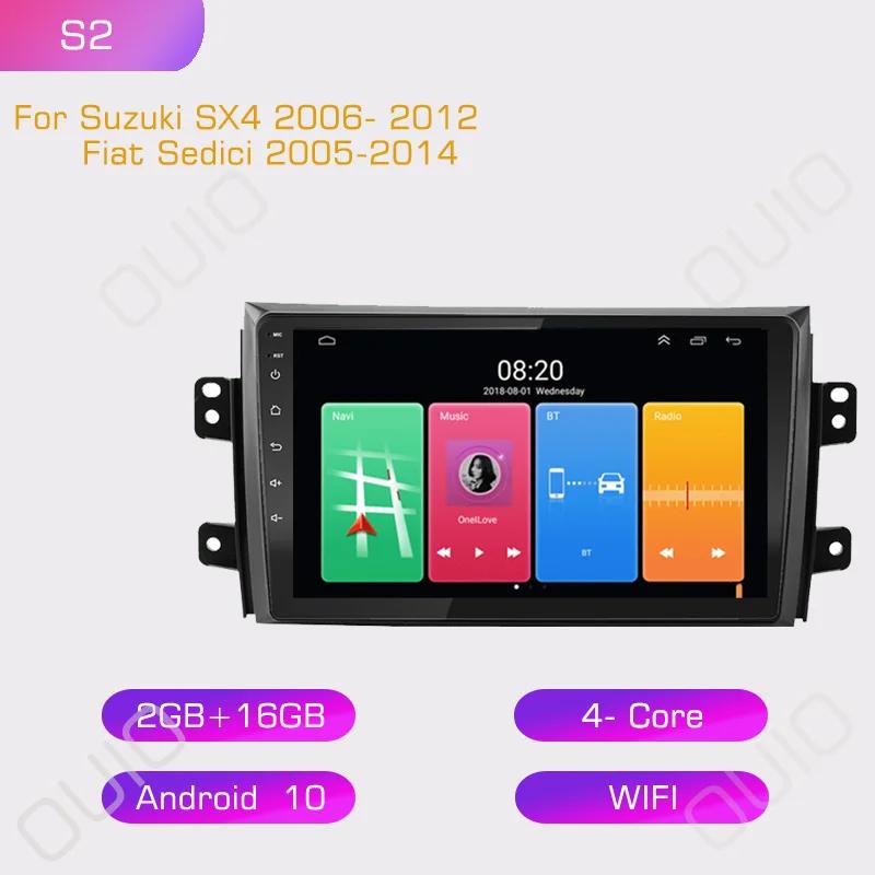 

2din Android 10 автомобильный радиоприемник мультимедийный плеер Carplay Auto GPS навигация для Suzuki SX4 2006-2013 для Fiat Sedici 2005-2014