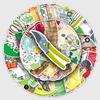51PCS Garden Tools Cartoon Graffiti Stickers for Personalizing Suitcases, Water Bottles, and Computers