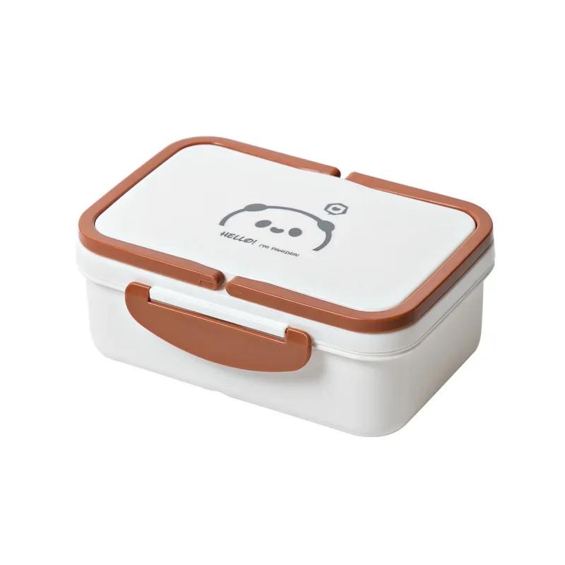 New Picnic, Camping, Student Lunch and Dinner Food Storage Container - Portable Wheat Straw Bento Lunch Boxes for Microwave