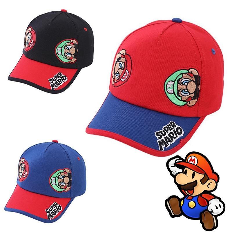 Super Mario Baseball Cap For Kids, Cartoon Duckbill Hat For Boys And Girls, Fashionable Sun Hat
