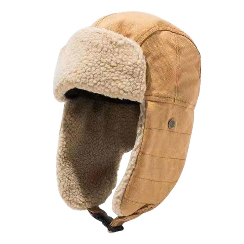 Thick Ushanka Costume Hats Cool Goggles Earflaps Soft Cosplay Bucket Hat Costume Hats Soft Ushanka Hat