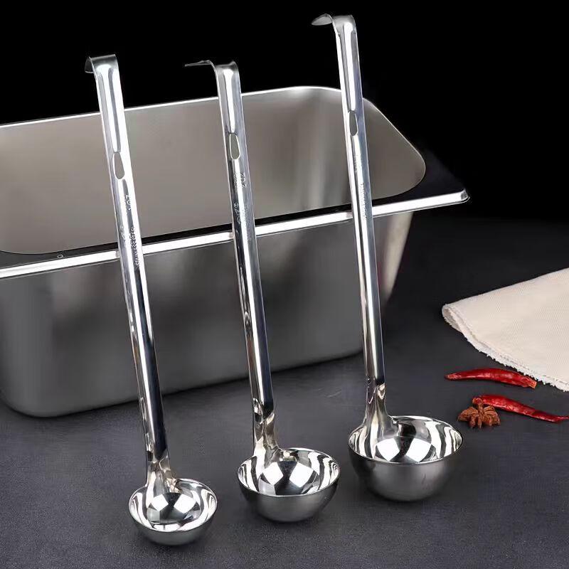 Bingyao Stainless Steel Long Handle Soup Ladle with Hook
