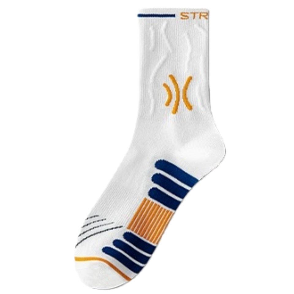 Men's Mid-Calf Running & Basketball Socks - Spring/Autumn Style