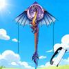 Weifang Winged Dragon Kite: Cartoon Animal Kite for Kids & Adults