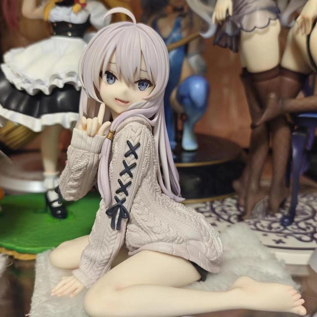 Handgemachtes Hexenreise Strickkleid Anime Mädchen Ornament Geschenk