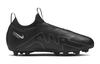 Nike Zoom Vapor 15 Synthetic Leather Slip Resistant Cushioning Abrasion Resistant Low top Soccer Shoes Black Kids' DJ5618-001