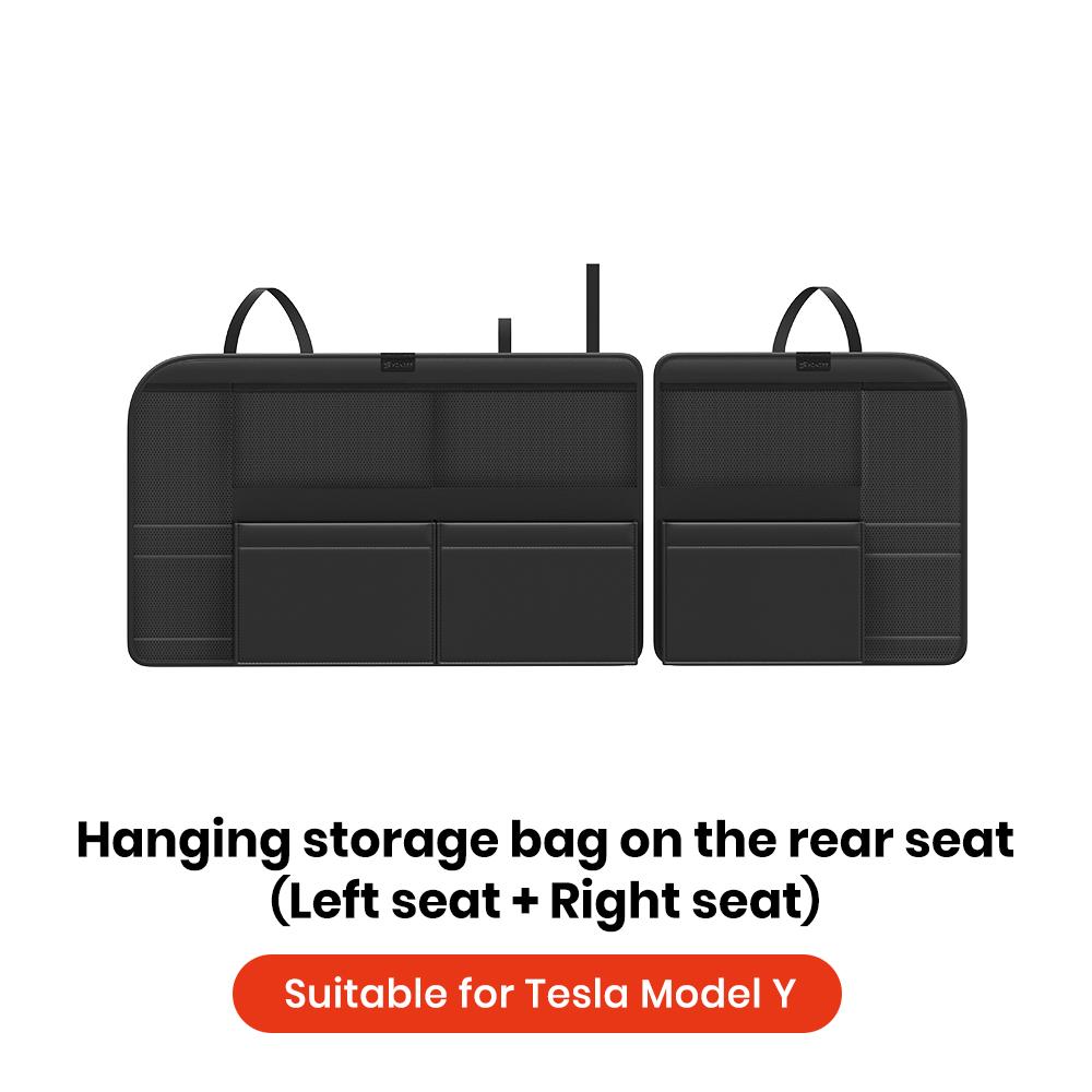 YZ For Tesla 2025-2025 Model Y Trunk Box Storage Bag Car Accessories Trunk Organizer Adjustable Backseat Storage Bag Oxford Net