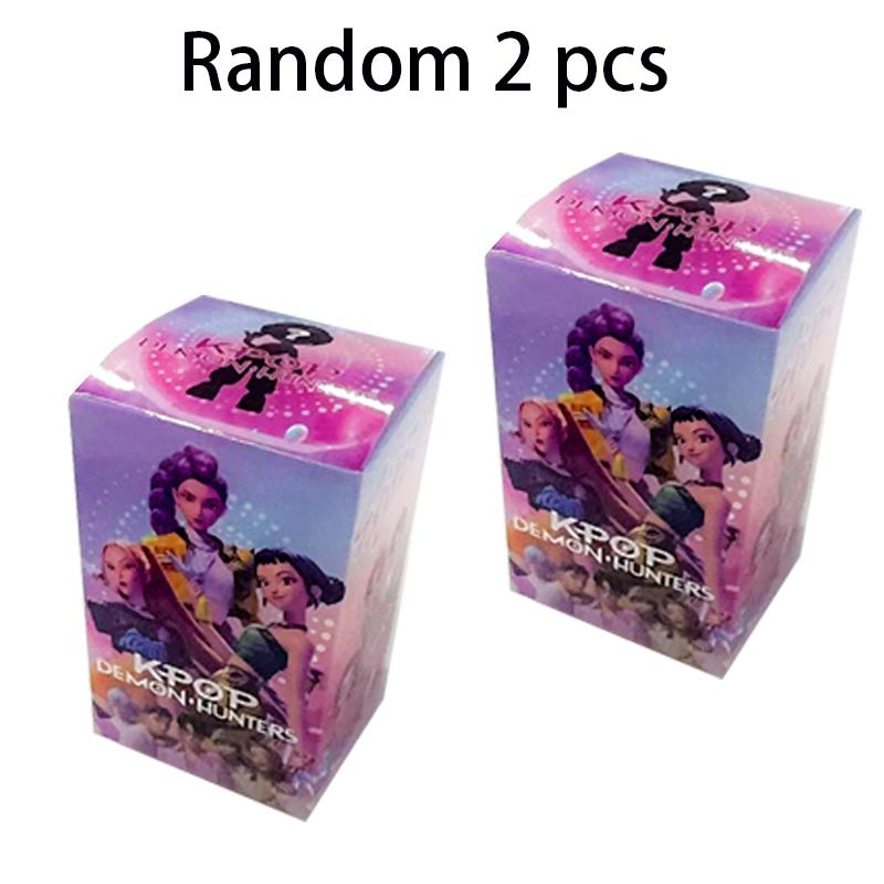 KPop Demon Hunters Blind Box HUNTRIX SAJA BOYS RUMI MIRA ZOEY Derpy Tiger Action Figure Model Doll Toy Mystery Decor Gift