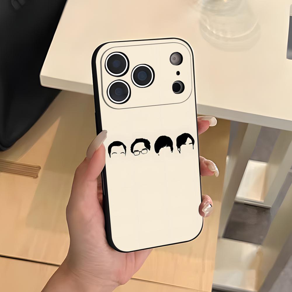 The Big Bang Theory Phone Case For IPhone 17 Air 16 E Pro Max 15 14 13 Mini 12 Pro 11 Max Plus Black Soft Shell