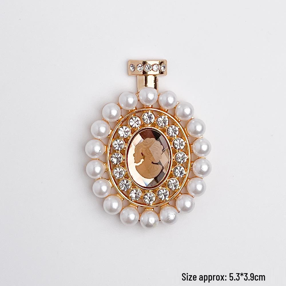 Decor Floare Sabot Aliaj Retro Stras - Catarame DIY High-End