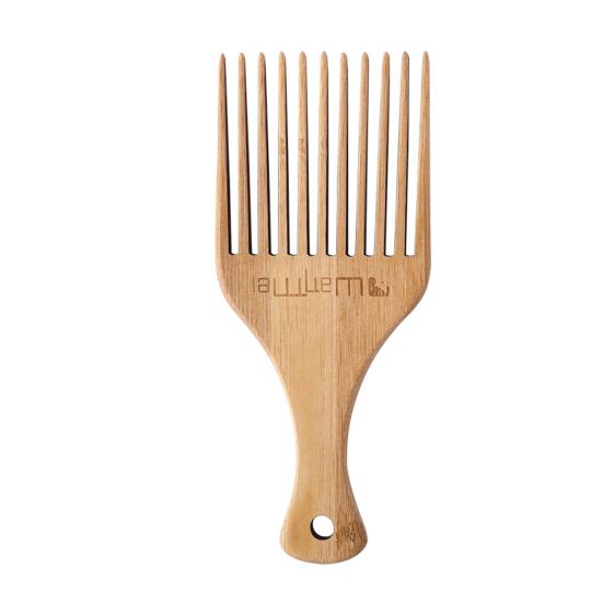 Men Texturizing Comb Comfortable Easy to for Daily Hair Salon Hold Universal Wooden Fork Life