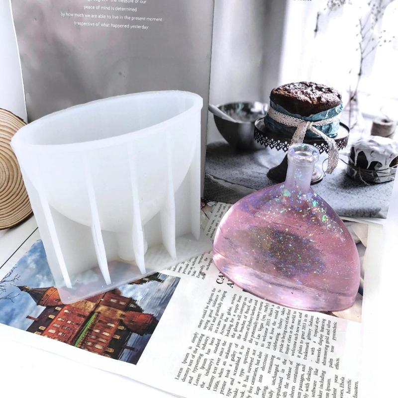Geometry Flower  Silicone Mold Flower Epoxy Resin Casting Mold Succulent Vase Cement Mold Plant Holder Wax Mold