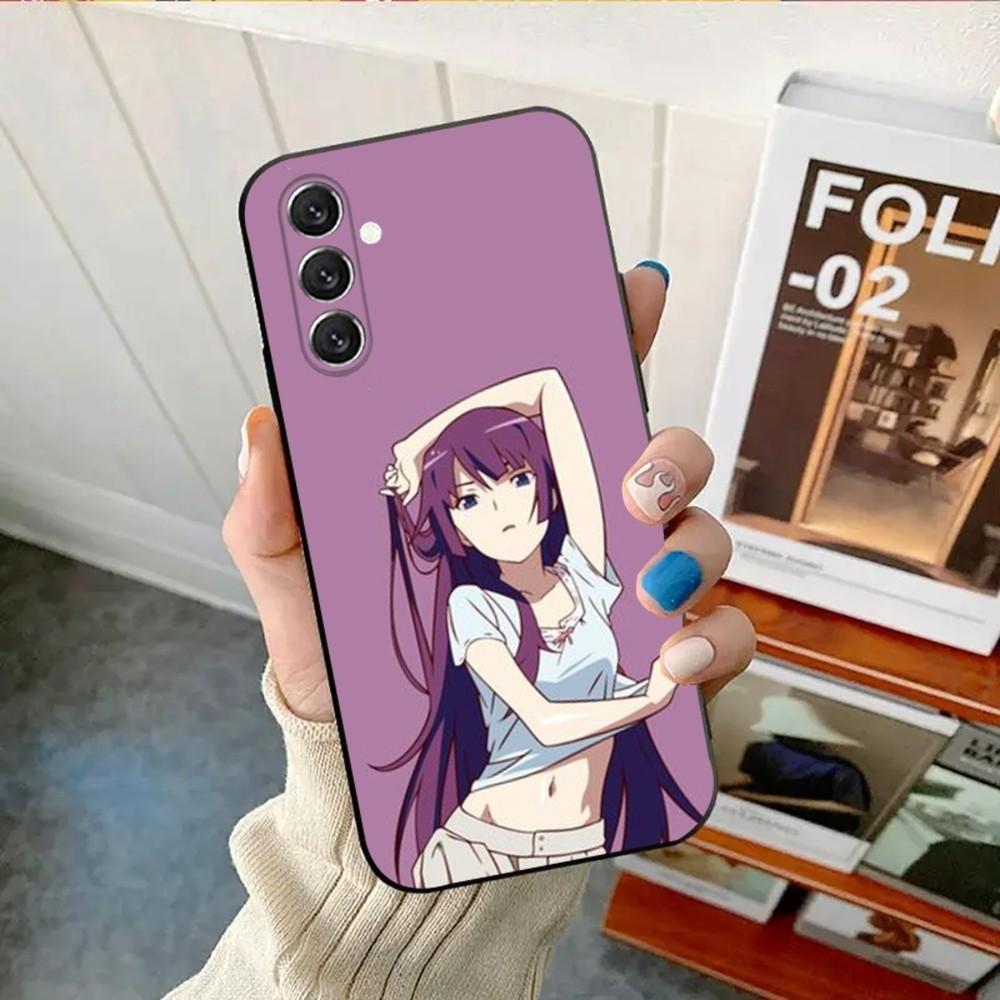 monogatari series Phone Case For Samsung Galaxy A13,A21s,A22,A31,A32,A52,A53,A71,A80,A91 Soft Black Shell