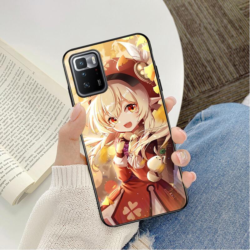 Phone Case For Xiaomi Redmi Note 11 10 Pro Note 8 Pro 9Pro Note9 9S 10S 9T Redmi 10 9C 9A Genshin Impact Game Yan Fei Case