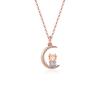 Love Zodiac Ox Necklace for Women In The Year of The Zodiac Year of The Ox, The Pendant Collarbone Chain