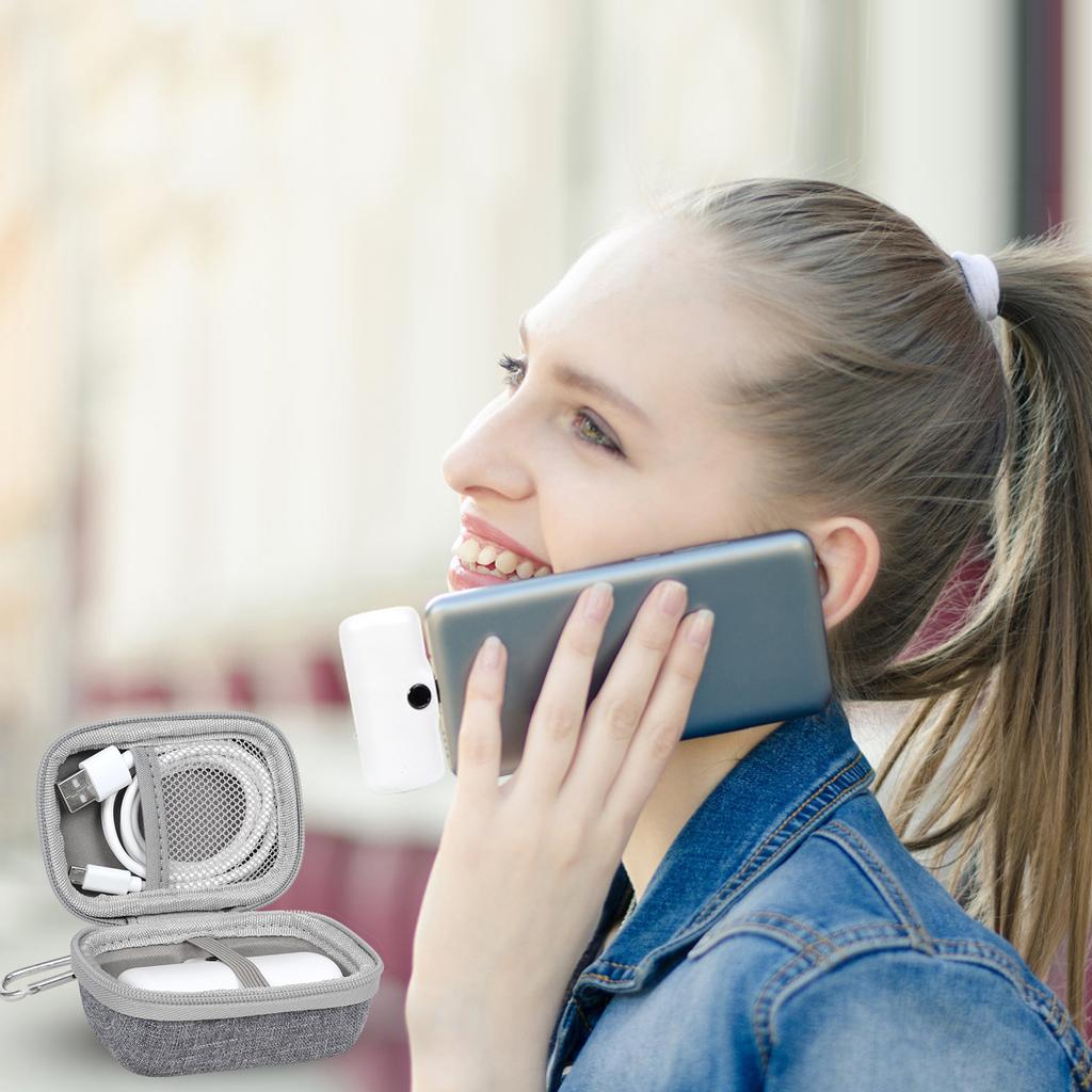 Charger Power Bank Case Ultra-Compact Charging Battery Pack Hard Storage Case Compatible for IWALK Mini/iWALK LinkPod/Anker621