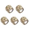 5Pcs Camouflage Tapes Water-Resistant Compact Size Portable Widely Used Strong Adhesive Tapes Hunting Camping Gear