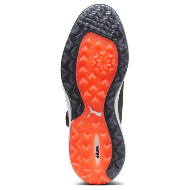 Puma Alphacat Nitro Disc Trendy Comfortable Durable Low Top Golf Shoes Men Sneaker Black White 378920-05