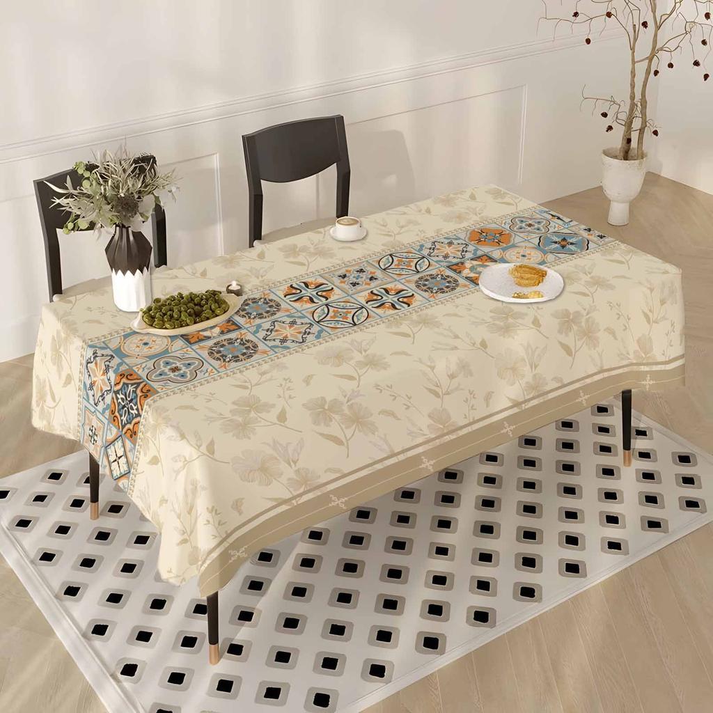 Ethnic Bohemian Tablecloth Home Decoration Fabric Dining Table Dust Decoration