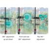 Portable Clip on Fan Battery Operated Small Powerful USB Desk Fan 4 Speed Quiet Rechargeable Table Fan for Travel