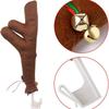 Christmas Car Decoration Antlers Red Nose Set Reindeer Decoration Vehicle Red Nose Elk Horn Decor Set