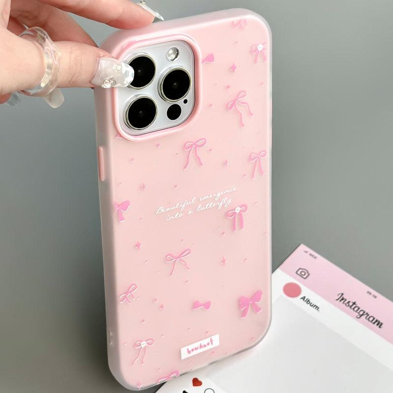 Skinny iPhone 16 Case Compatible and Fits 15 14 13/12/11promax /xsmax/xr Bowtie