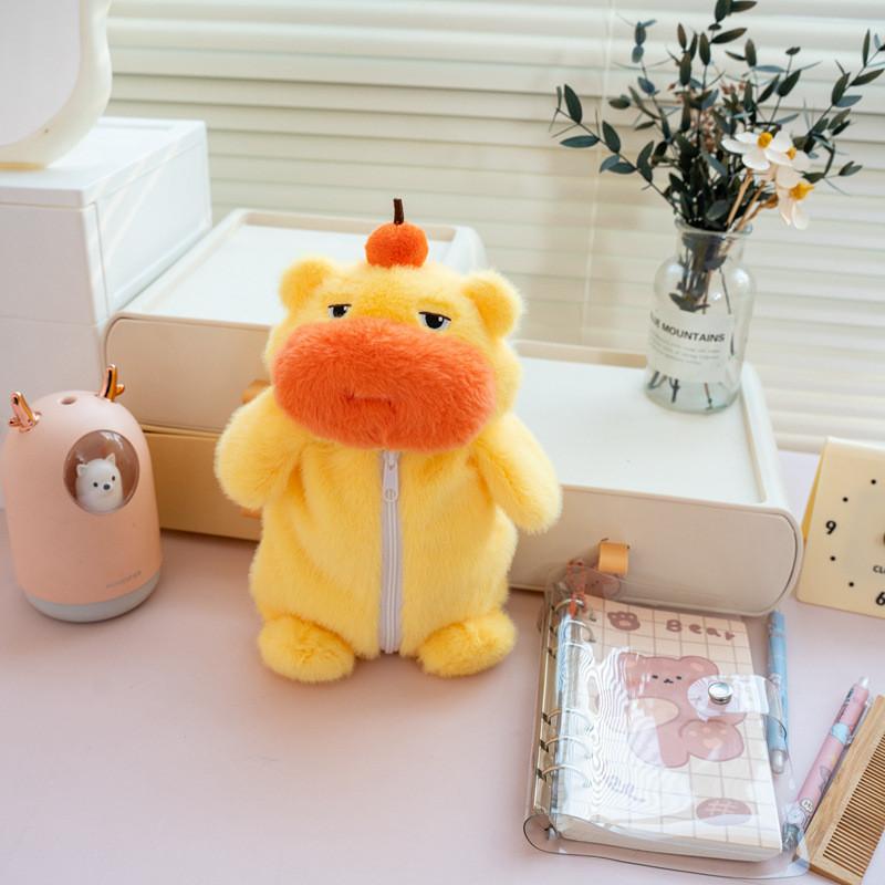 Kapibara Use Multi Stuffed Toy With Pp Cotton Crossbody Bag Pencil Gift Case