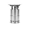 Stainless Steel Medium Camping Stove Foldable Firewood Stove for Outdoor Cooking Hiking Picnic BBQ with Compact