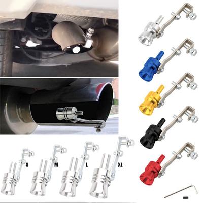 Παγκόσμια Σφυρίχτρα Εξάτμισης με Ήχο Turbo για Αυτοκίνητο Σφυρίχτρα Προσομοιωτή Ήχου Turbo Σιγαστήρας Σωλήνα Εξάτμισης 18mm Αξεσουάρ Αυτοκινήτου