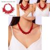 Exaggerated Coral Pendant Jewelry For Women For Casual Summer Outfits