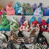 Knitted bag Girls vest bag Small square bag New knitted bag Hand bag Knitted bag Oblique span