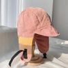 The Cap Corduroy Trooper Hat C2 Pink