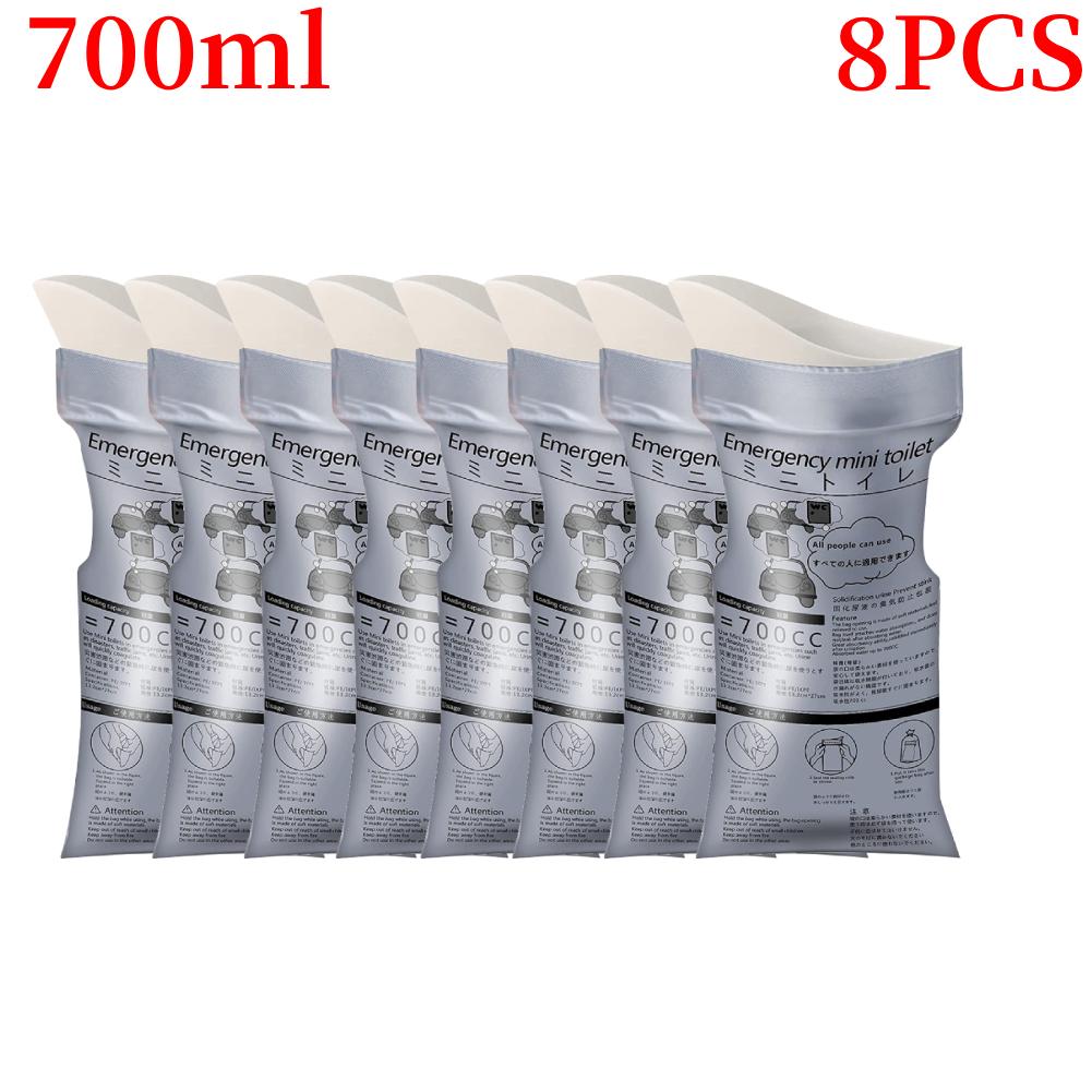 4-32 Stück Tragbare Notfall-Urinalbeutel Outdoor Camping Pinkelbeutel Einweg Reise Erbrochenenbeutel Mobile Toilette für Männer Frauen Kinder
