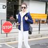 Winter Women Jacket Hooded Zip-up Long Sleeves Thick Plush Lined Solid Color Cardigan Keep Warm Commuting School Coat