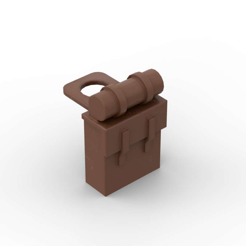 

My Own Creation 10 Pieces Backpack Non-Opening 2524 Constructing Cubes Set Bricks Body Wear Bag Part Fits Particle Play kits Ideal For Little Ones