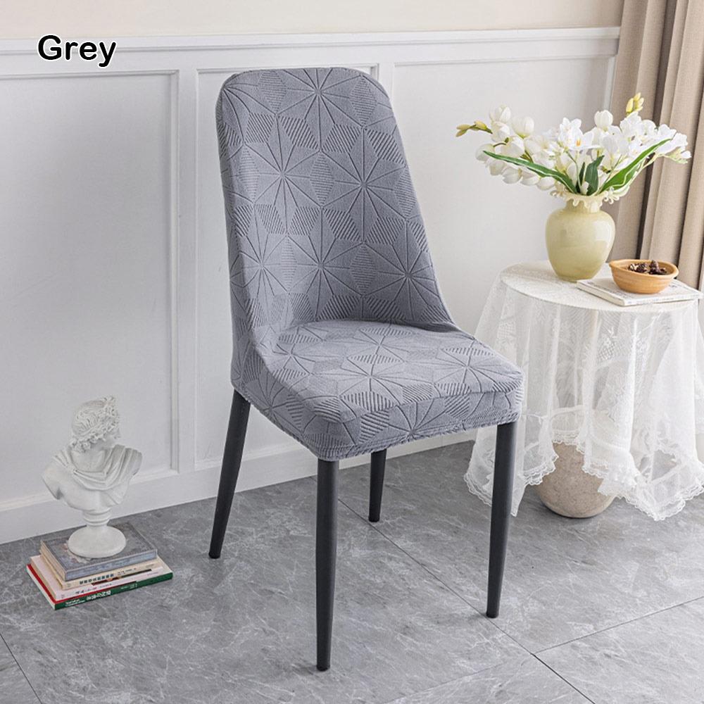 Slip-Resistant Dining Chair Covers Elastic Jacquard Chair Cover New Seat Cover Home Use