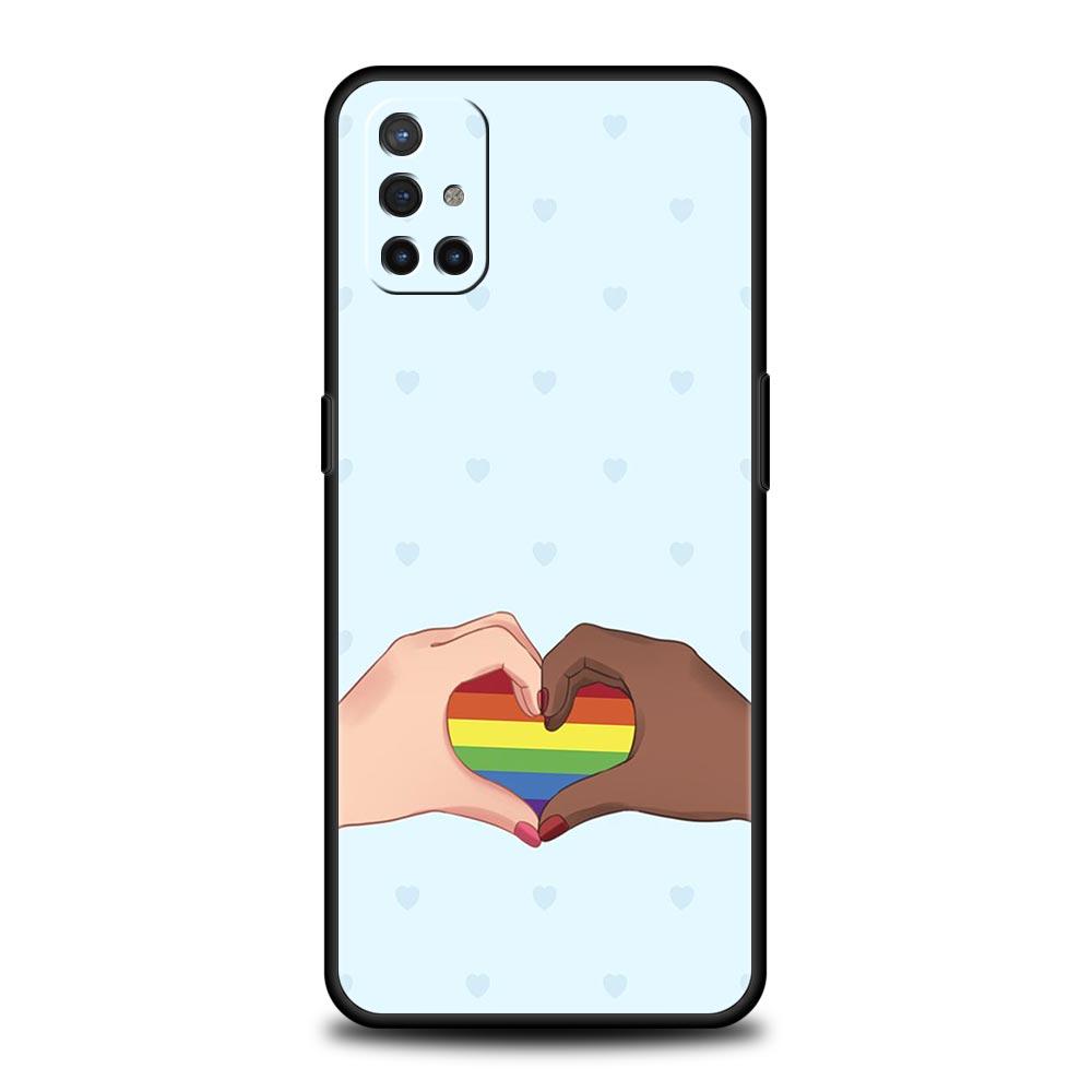 Phone Case For Oneplus 13R 13 12 10T 11 R10 Nord N100 N200 N10 9 9R CE 2 3 Z Pro Lite Soft TPU Cover Gay Lesbian Rainbow Pride