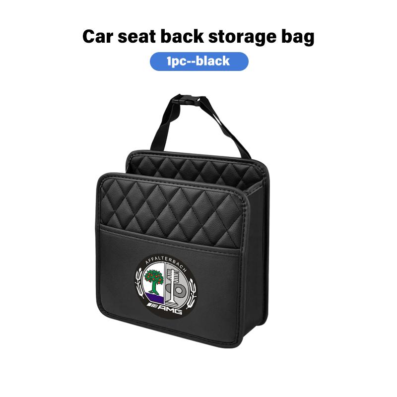 

Car Waterproof Organizer Hanging Storage Bag Trash Can Interior Accessories For AMG Benz B-CLASS C-CLASS GLC GLE GLK W190 W201