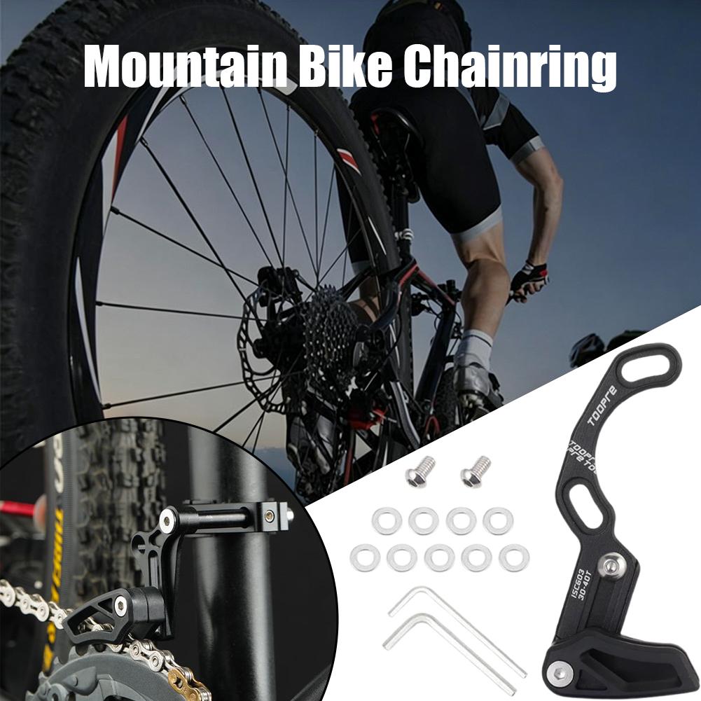 Bike Chain Guide MTB 1X System ISCG 03 ISCG 05 BB Post Mount CNC Machined Anodized 1 Speed Single Plate Wide Narrow Gear Guider