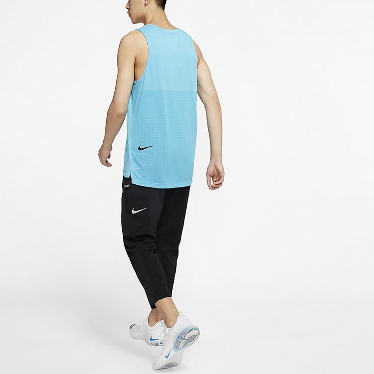 Nike Solid Color Cropped Casual Running Pants Men Bottoms Black CJ5785-010