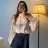 RHGD Early Autumn French Retro Loose Silk Shirt - Versatile Fashionable Design