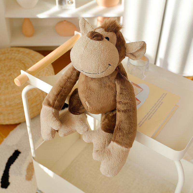 Orman Hayvanları Peluş Oyuncaklar - Aslan, Fil, Goril, Geyik Bebekler - Hayvanat Bahçesi Hediye Koleksiyonu