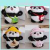 Adorable Cute Plush Panda Keychain Doll Soft Stuffed Animal Backpack Pendant
