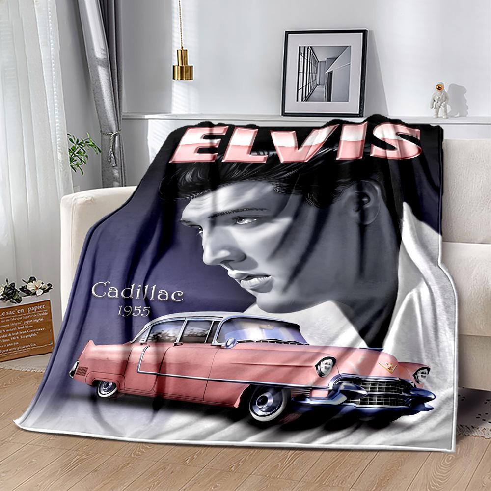 Elvis Presley Performance Blanket Comfortable Great for Bed Couch Picnics for All Occasions Warmthful Decor Suitable for Gifting Relatives and Friends